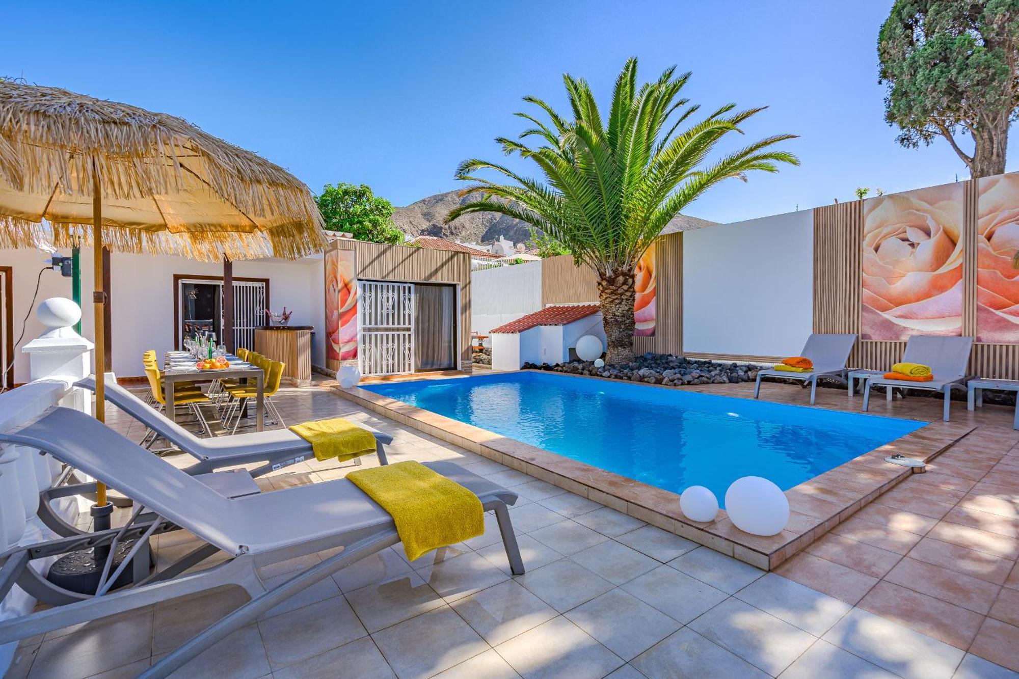 Villa 4Bed Private Pool En Los Cristianos 洛斯克里斯蒂亚诺斯 外观 照片