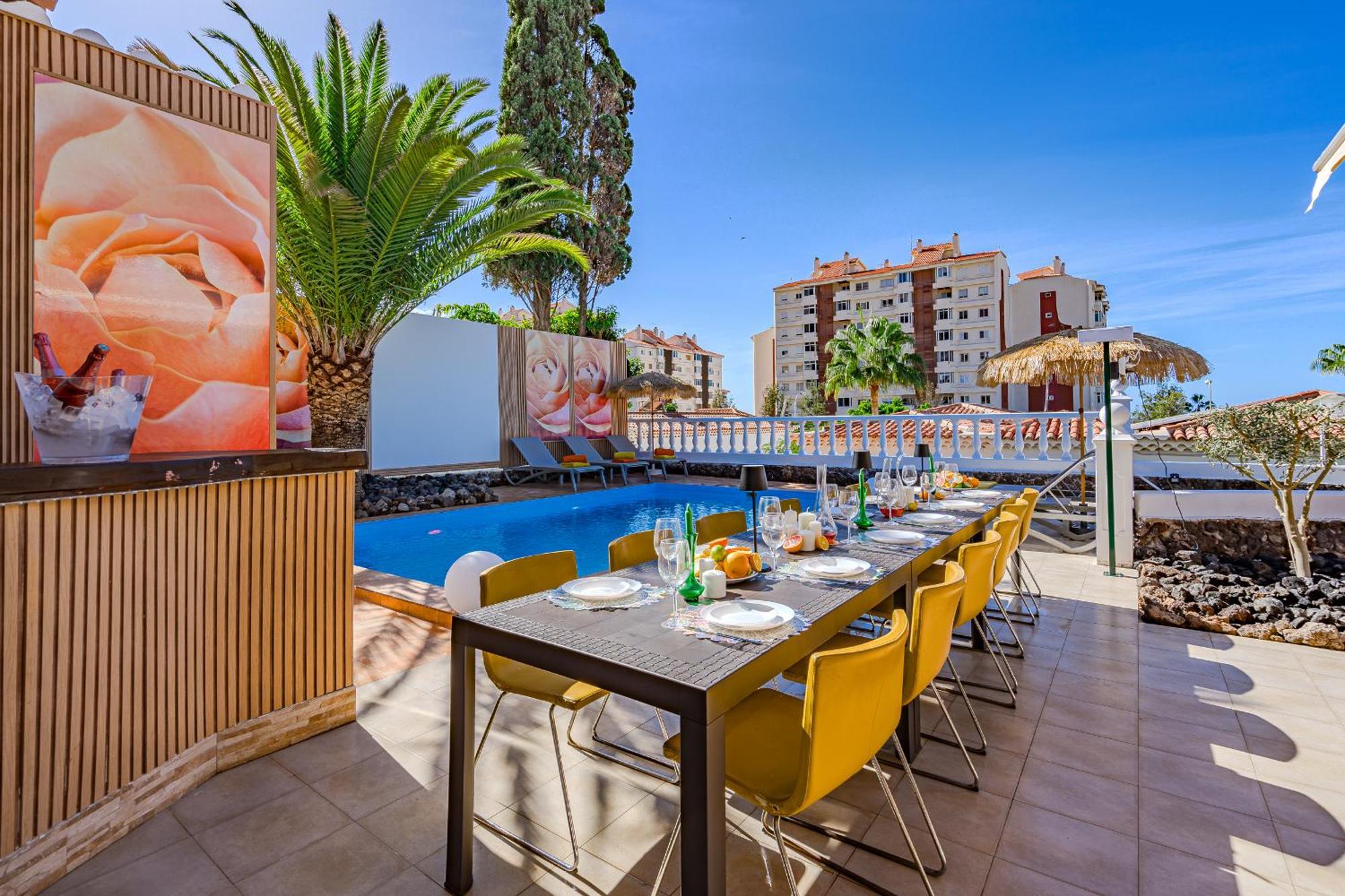 Villa 4Bed Private Pool En Los Cristianos 洛斯克里斯蒂亚诺斯 外观 照片