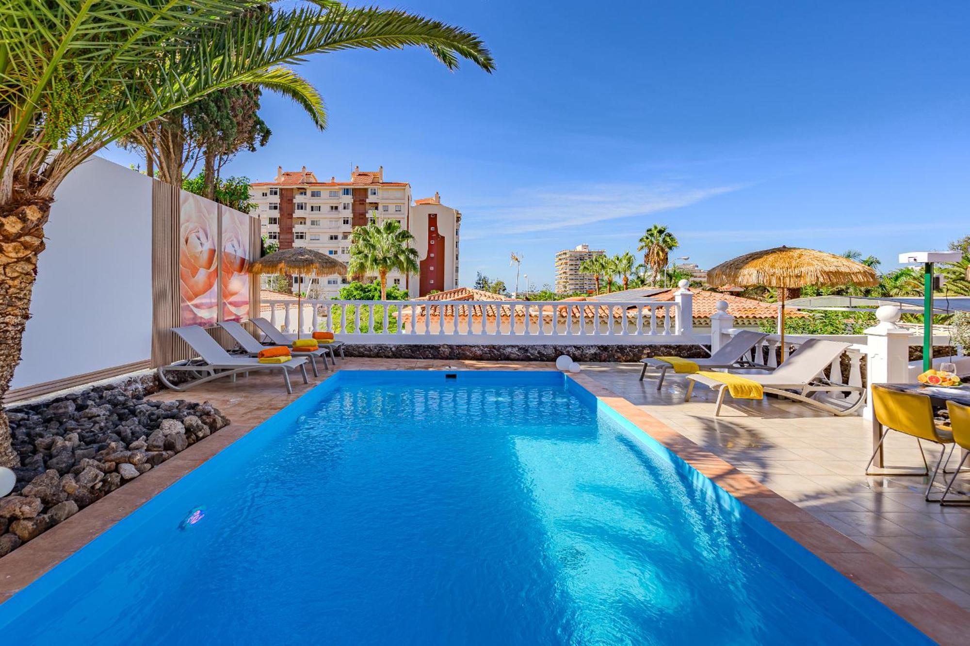 Villa 4Bed Private Pool En Los Cristianos 洛斯克里斯蒂亚诺斯 外观 照片