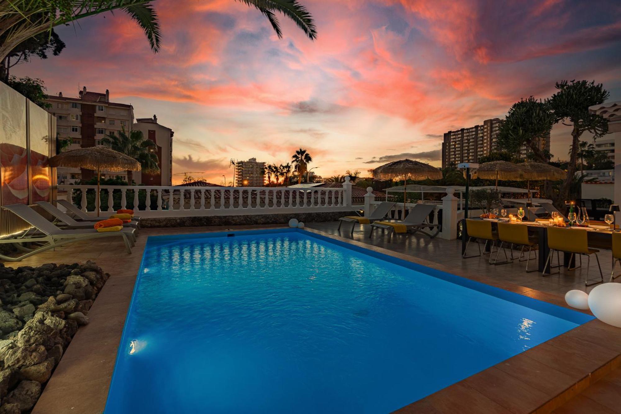 Villa 4Bed Private Pool En Los Cristianos 洛斯克里斯蒂亚诺斯 外观 照片