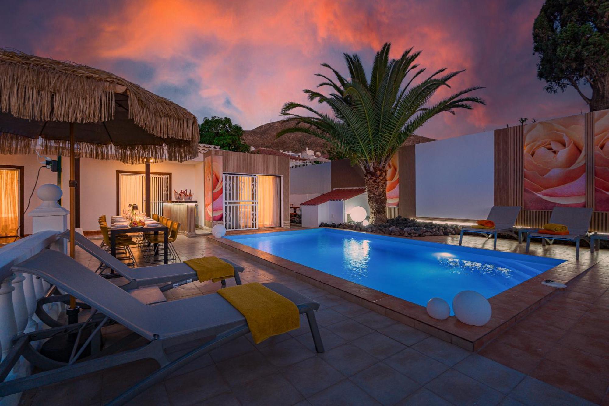 Villa 4Bed Private Pool En Los Cristianos 洛斯克里斯蒂亚诺斯 外观 照片